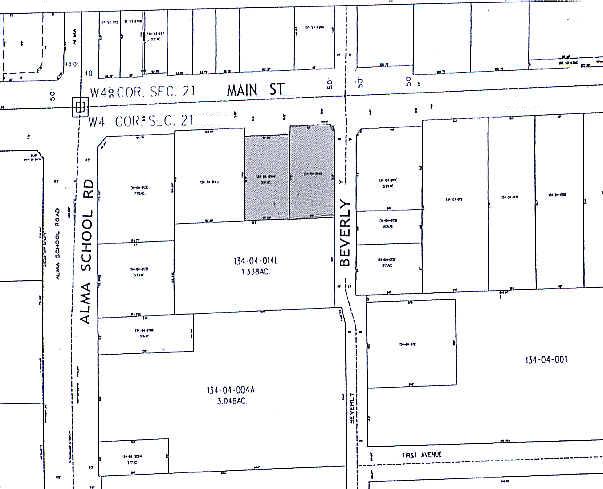 1115 W Main St, Mesa, AZ for rent - Plat Map - Image 3 of 8