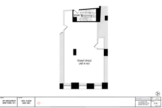 291 Broadway, New York, NY for rent Floor Plan- Image 1 of 2