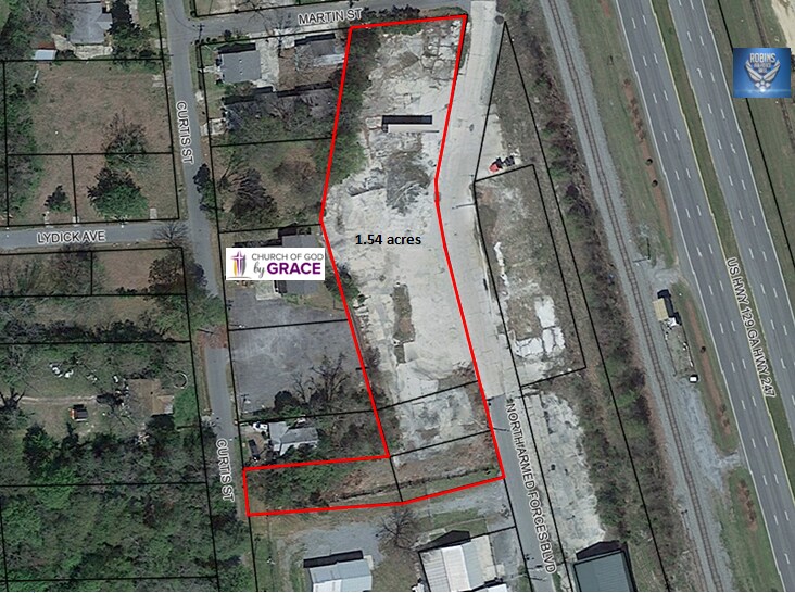 N. Armed Forces Blvd., Warner Robins, GA for sale Aerial- Image 1 of 1