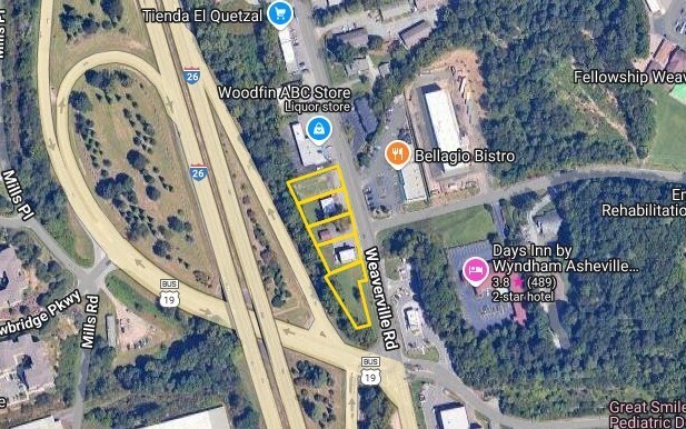 128-138 Weaverville Road, Asheville, NC for sale Aerial- Image 1 of 1