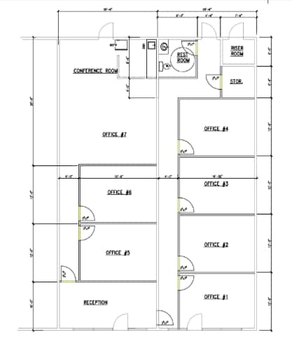 3468 E Sahara Ave, Las Vegas, NV to rent Floor Plan- Image 1 of 1