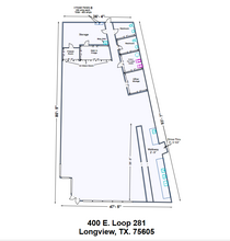 400 E Loop 281, Longview, TX for rent Floor Plan- Image 2 of 7