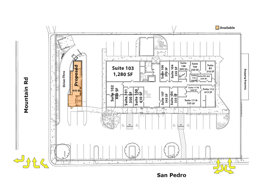 1330 San Pedro Blvd NE, Albuquerque, NM for rent - Site Plan - Image 2 of 8