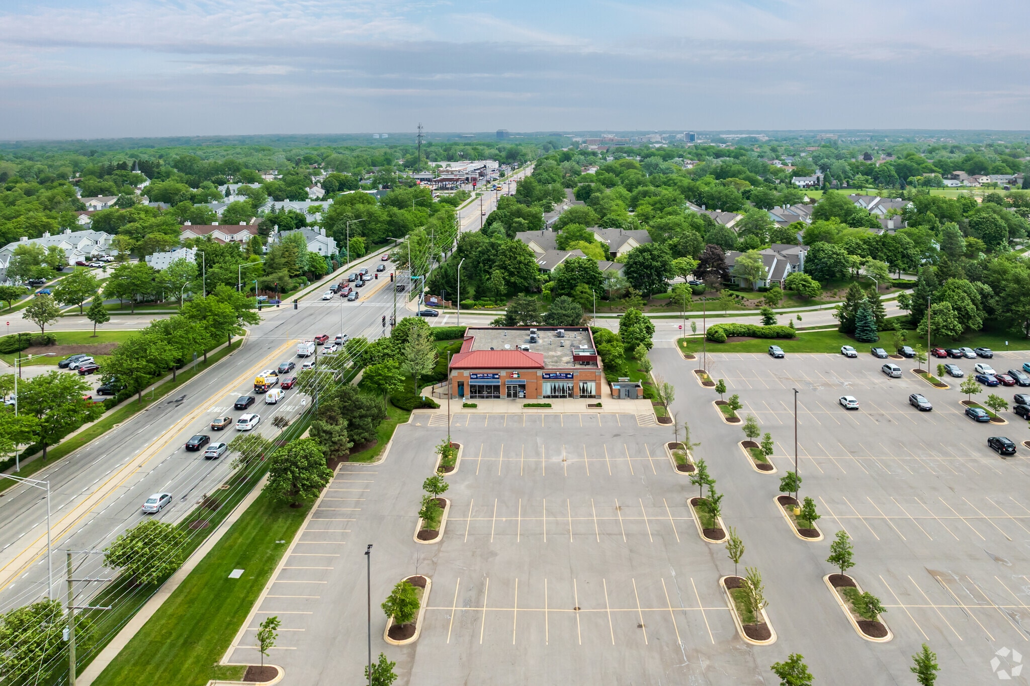 181-185 N Barrington Rd, Schaumburg, IL to rent Aerial- Image 1 of 10