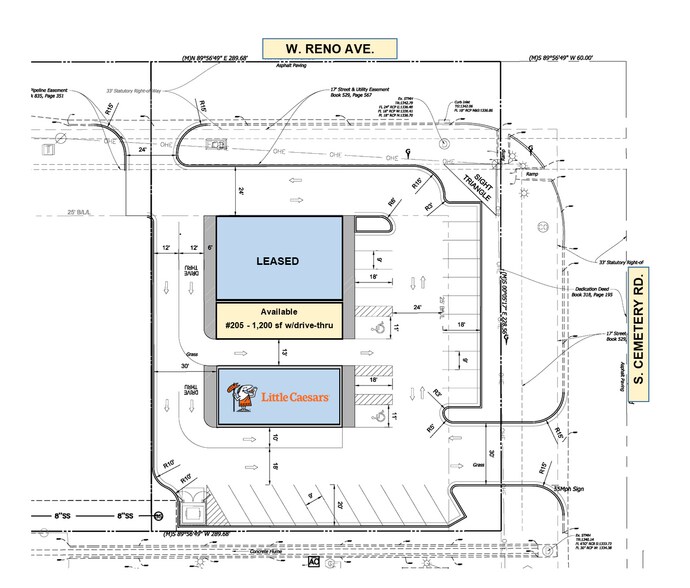 201 S Cemetery Rd, Yukon, OK for rent - Site Plan - Image 2 of 2