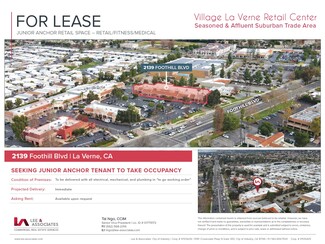 More details for 2105-2145 Foothill Blvd, La Verne, CA - Retail for Rent