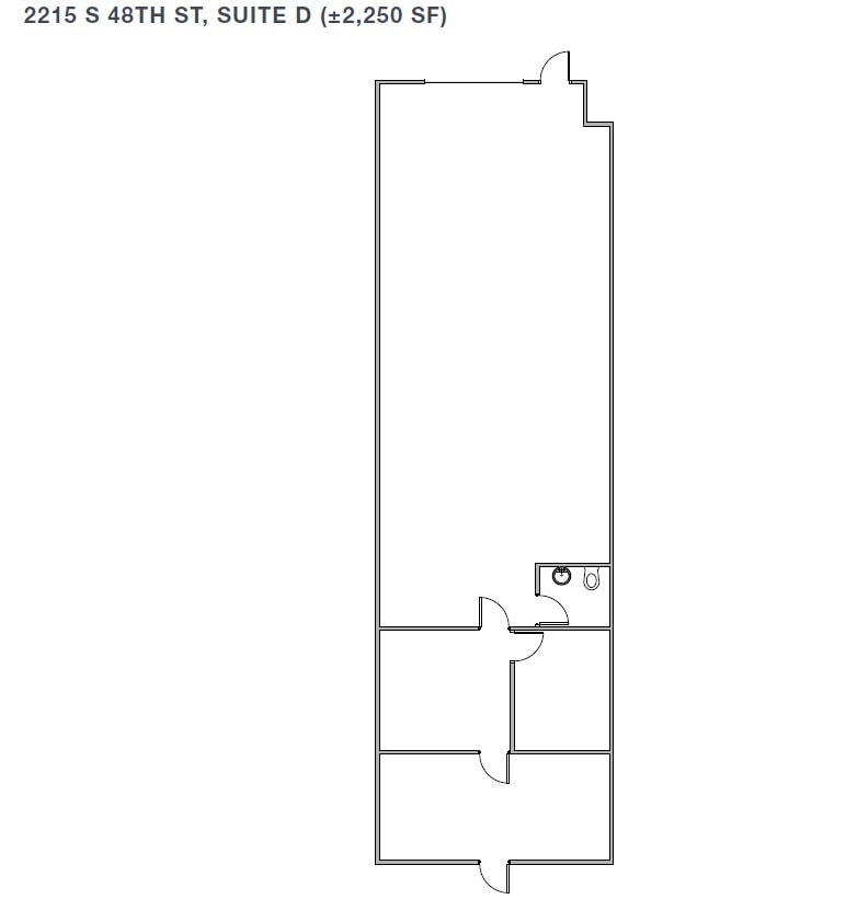 2105 S 48th St, Tempe, AZ to rent Floor Plan- Image 1 of 1