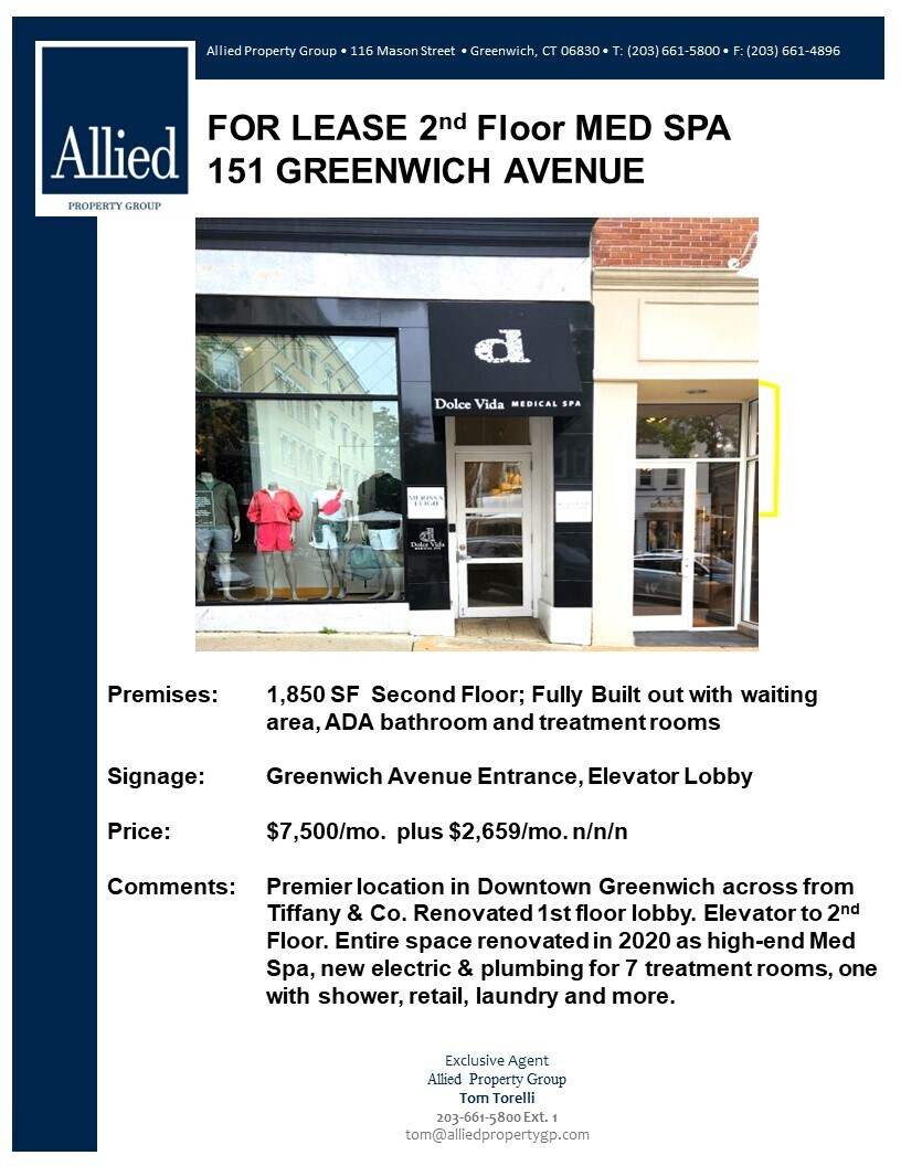 151 Greenwich Ave, Greenwich, CT for sale Building Photo- Image 1 of 1
