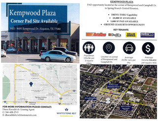 More details for 9401-9499 Kempwood Dr, Houston, TX - Retail for Rent