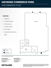 2262-2280 Commerce Pl, Hayward, CA for rent Floor Plan- Image 1 of 1