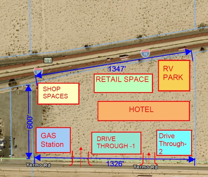 0 Yermo Rd, Yermo, CA for sale - Site Plan - Image 3 of 7