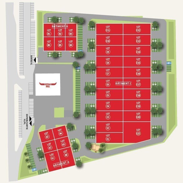 Light Industrial in Avrainville to rent - Floor Plan - Image 3 of 3