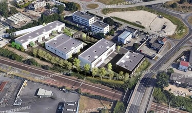 Saint-Herblain, LA - Aerial  map view