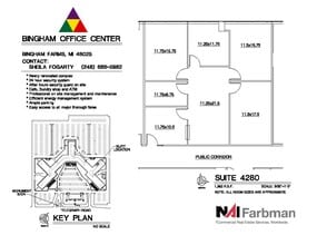 30600-30700 - 30800 Telegraph Rd, Bingham Farms, MI to rent Floor Plan- Image 1 of 1