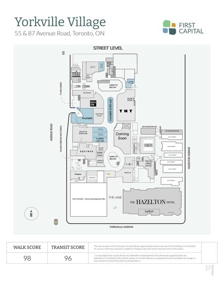 55 Avenue Rd, Toronto, ON for rent - Site Plan - Image 2 of 15