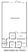 20515-2054 Walnut Dr, Walnut, CA for rent Floor Plan- Image 1 of 1