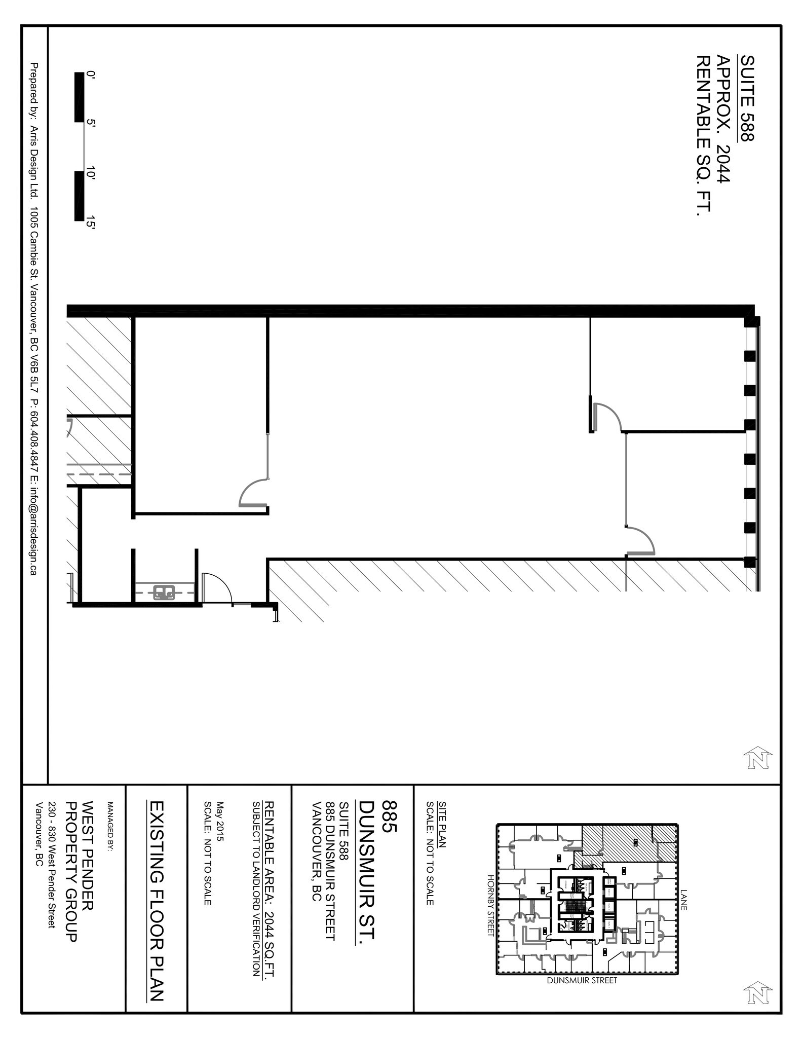 881-885 Dunsmuir St, Vancouver, BC to rent Site Plan- Image 1 of 1