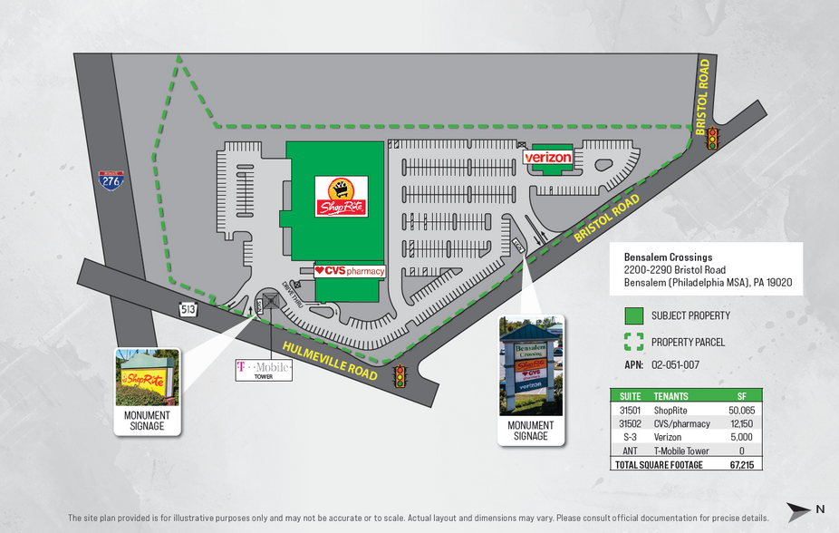 Bensalem Crossings portfolio of 2 properties for sale on LoopNet.co.uk - Site Plan - Image 2 of 3