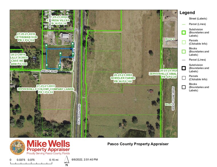 37903 Phelps Rd, Zephyrhills, FL for sale - Aerial - Image 1 of 3