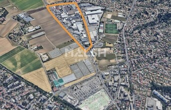 Caluire-et-Cuire - Aerial map view