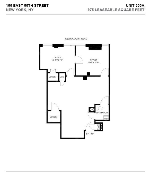 155 E 55th St, New York, NY for rent Floor Plan- Image 1 of 1