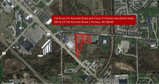 More details for 585-673 W Kennett Rd, Pontiac, MI - Land for Sale