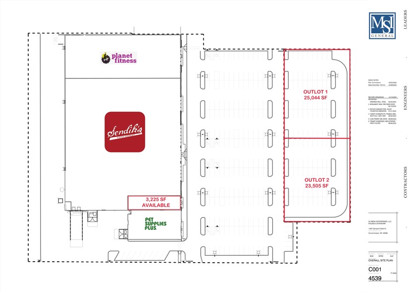 1450 Summit Ave, Oconomowoc, WI for rent - Site Plan - Image 3 of 3