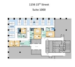 1156 15th St NW, Washington, DC to rent Floor Plan- Image 2 of 2