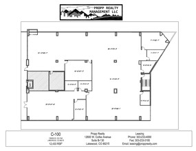 12600 W Colfax Ave, Lakewood, CO for rent Floor Plan- Image 1 of 1