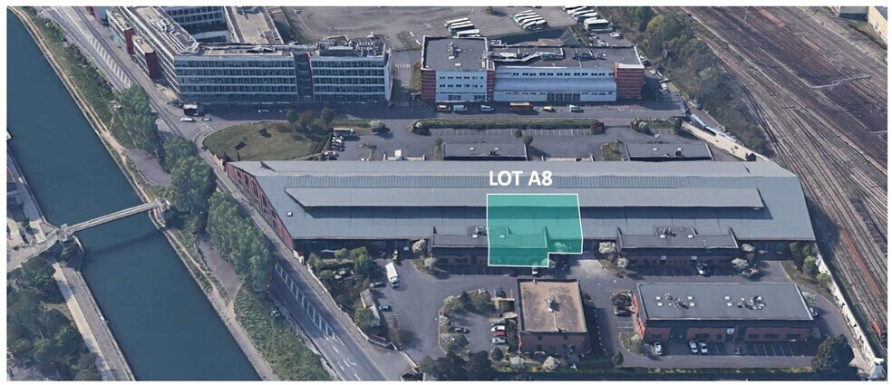 70 Rue Ambroise Croizat, Saint-Denis to rent - Aerial - Image 3 of 3