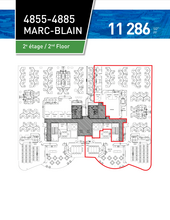 4855-4885 Rue Marc-Blain, Saint-Laurent, QC for rent Floor Plan- Image 1 of 1