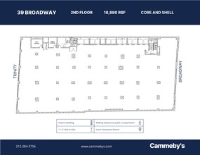 39 Broadway, New York, NY for rent Site Plan- Image 1 of 1