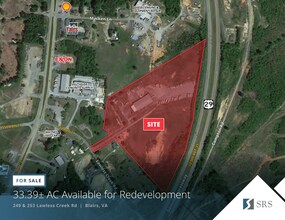 249 Lawless Creek Rd, Blairs, VA - aerial  map view - Image1