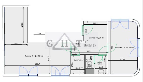 Office in Alfortville for sale Floor Plan- Image 1 of 6