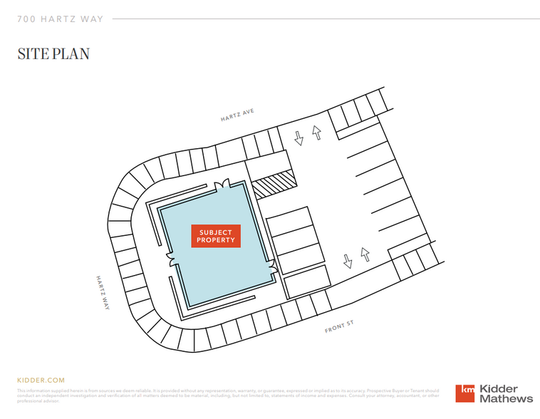 700 Hartz Way, Danville, CA for rent - Site Plan - Image 3 of 4