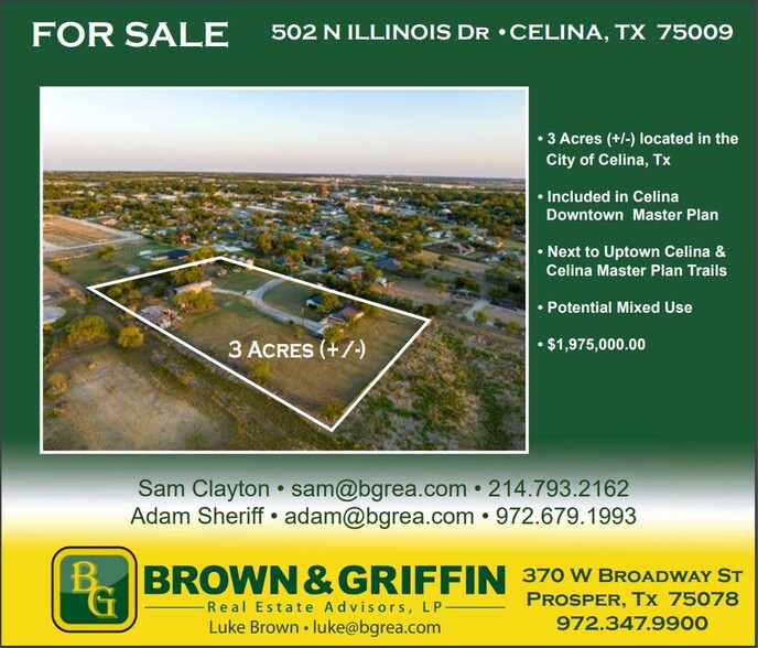 502 N Illinois St, Celina, TX for sale - Building Photo - Image 1 of 4