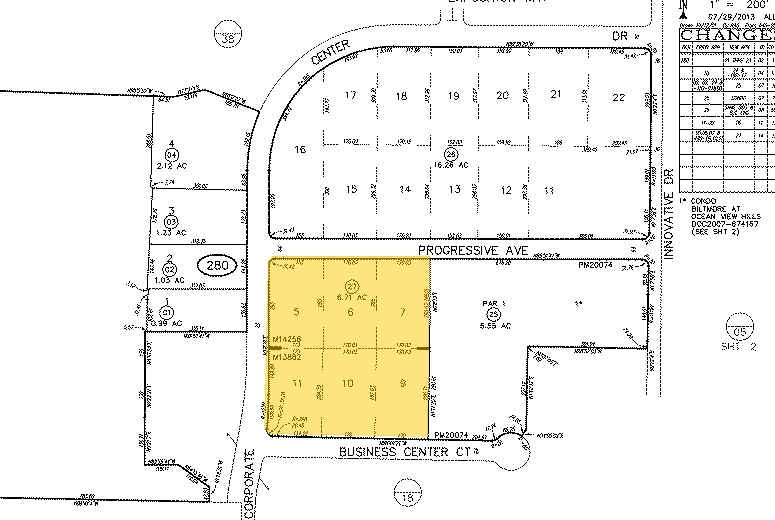 6060 Business Center Ct, San Diego, CA for rent - Plat Map - Image 3 of 6