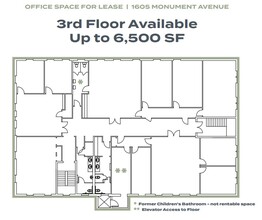 1605 Monument Ave, Richmond, VA for rent Floor Plan- Image 1 of 1