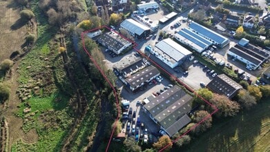 Stone Ln, Wimborne, DOR - Aerial map view