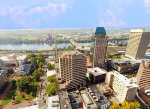 1350 Main St, Springfield, MA - AERIAL map view - Image1