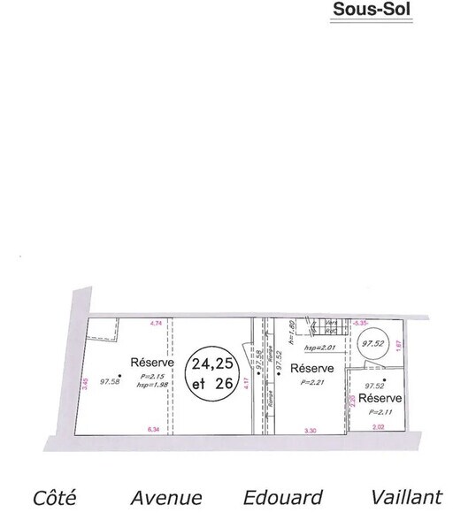 Retail in Boulogne-Billancourt to rent - Floor Plan - Image 3 of 4