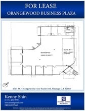 1745 W Orangewood Ave, Orange, CA to rent Floor Plan- Image 1 of 2