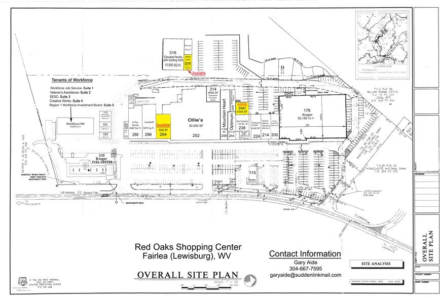 252 Red Oaks Shopping Ctr, Lewisburg, WV for rent - Building Photo - Image 1 of 3