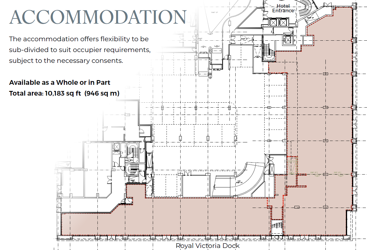 7 Western Gtwy, London to rent Floor Plan- Image 1 of 4