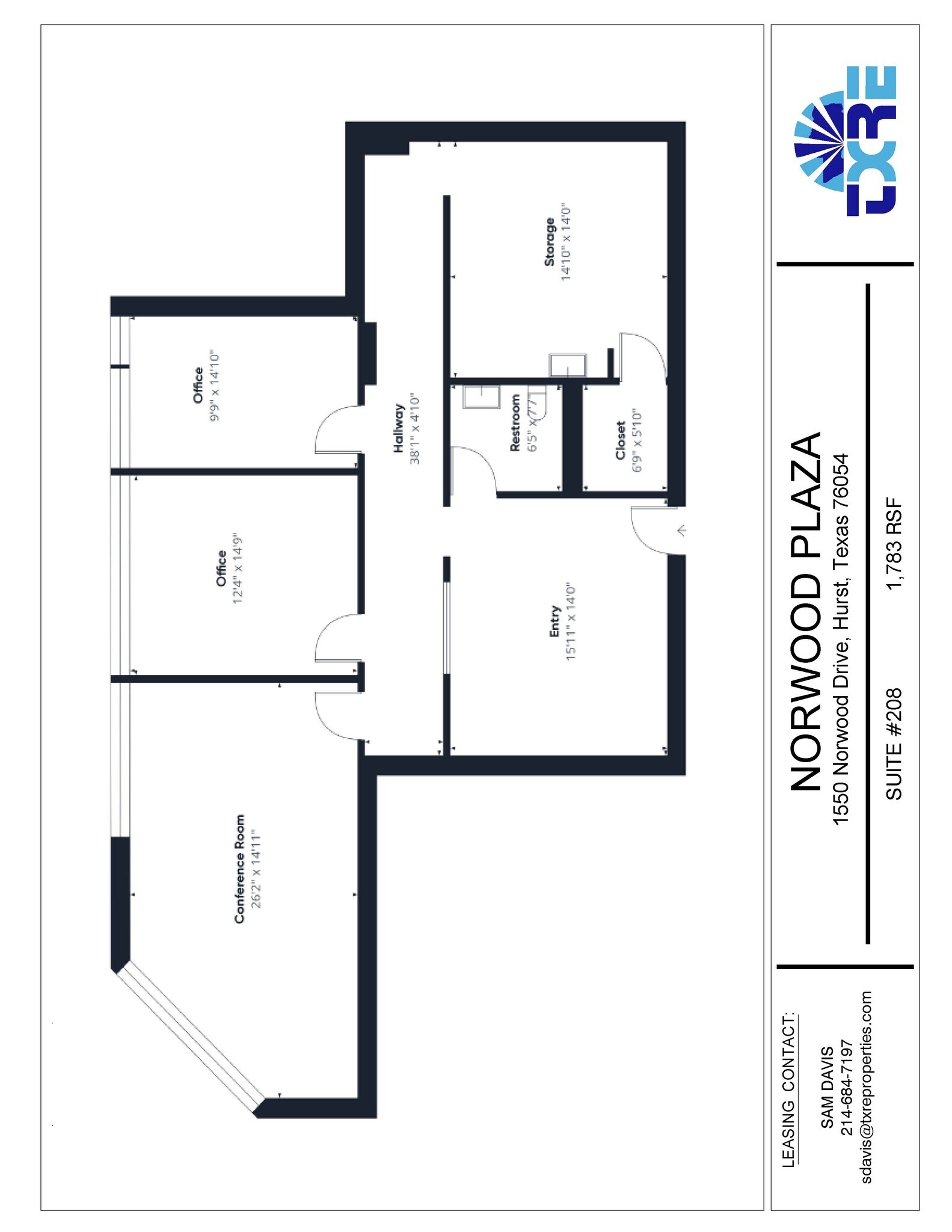 1550 Norwood Dr, Hurst, TX to rent Floor Plan- Image 1 of 1