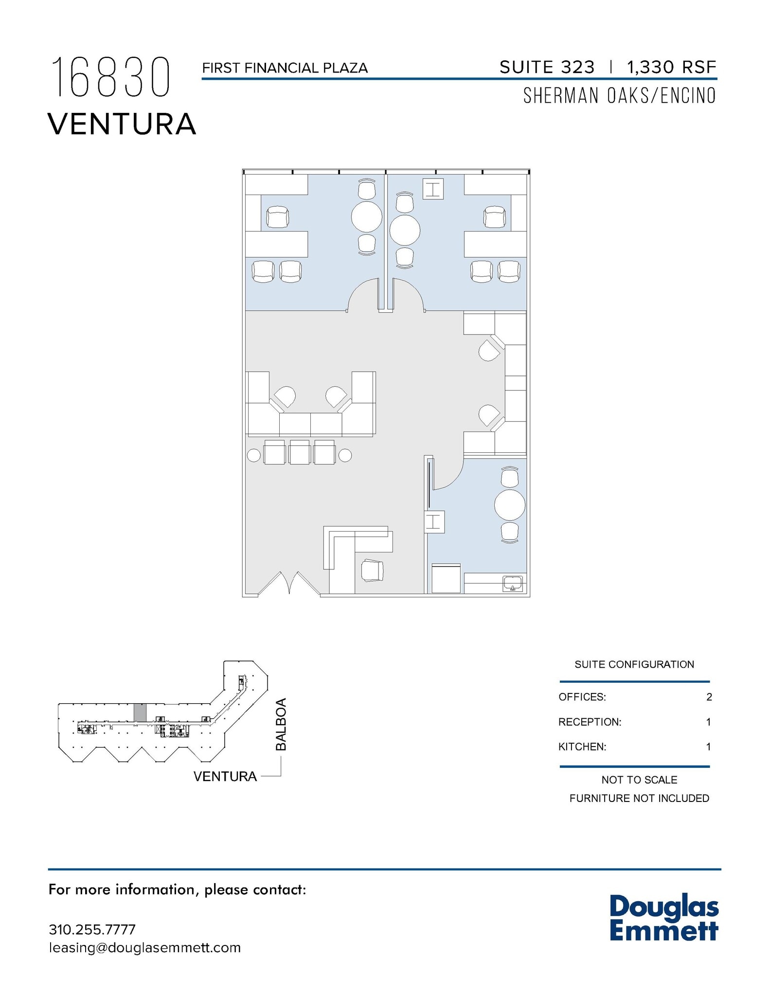 16830 Ventura Blvd, Encino, CA to rent Floor Plan- Image 1 of 1