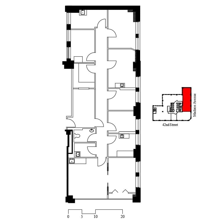 315 Madison Ave, New York, NY to rent Floor Plan- Image 1 of 1
