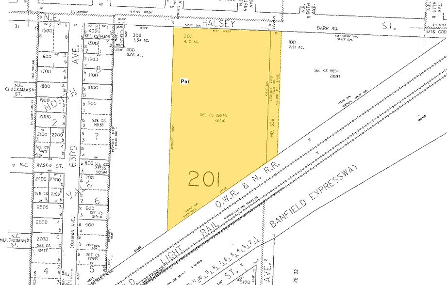 6410 NE Halsey St, Portland, OR for sale - Plat Map - Image 1 of 1