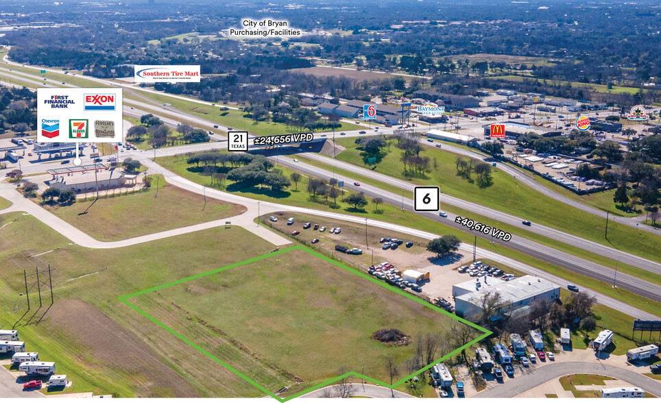 1640 Earl Rudder fwy, Bryan, TX for sale - Aerial - Image 1 of 6