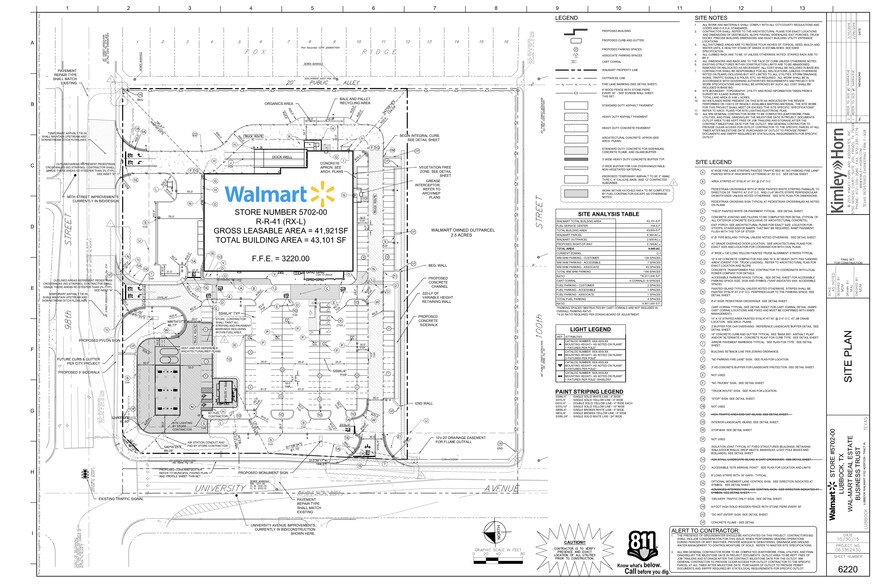 9809 University Ave, Lubbock, TX for sale - Site Plan - Image 3 of 3